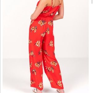Francesca’s savannah floral jumpsuit